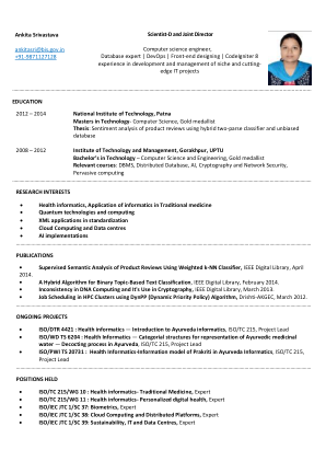 安基塔·斯里瓦斯塔瓦 ankitasri@bis.gov.in + ...